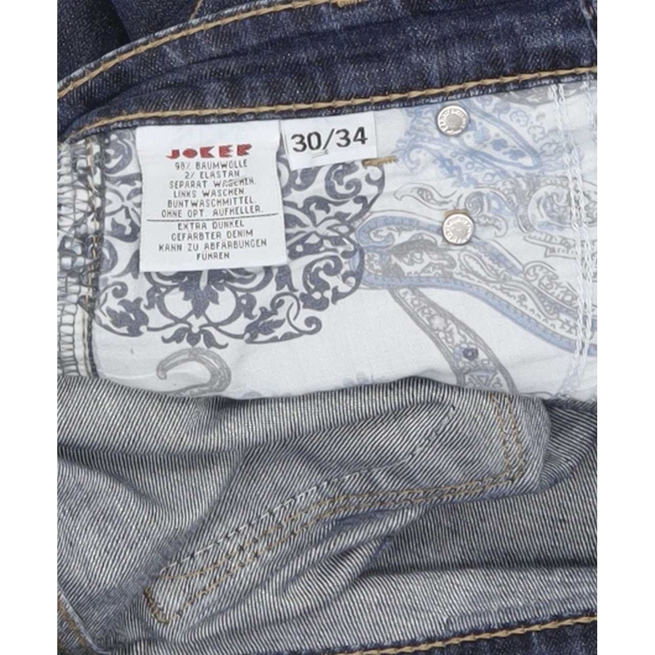 Joker Women Blue Straight Regular Stretch Jeans W31 L33