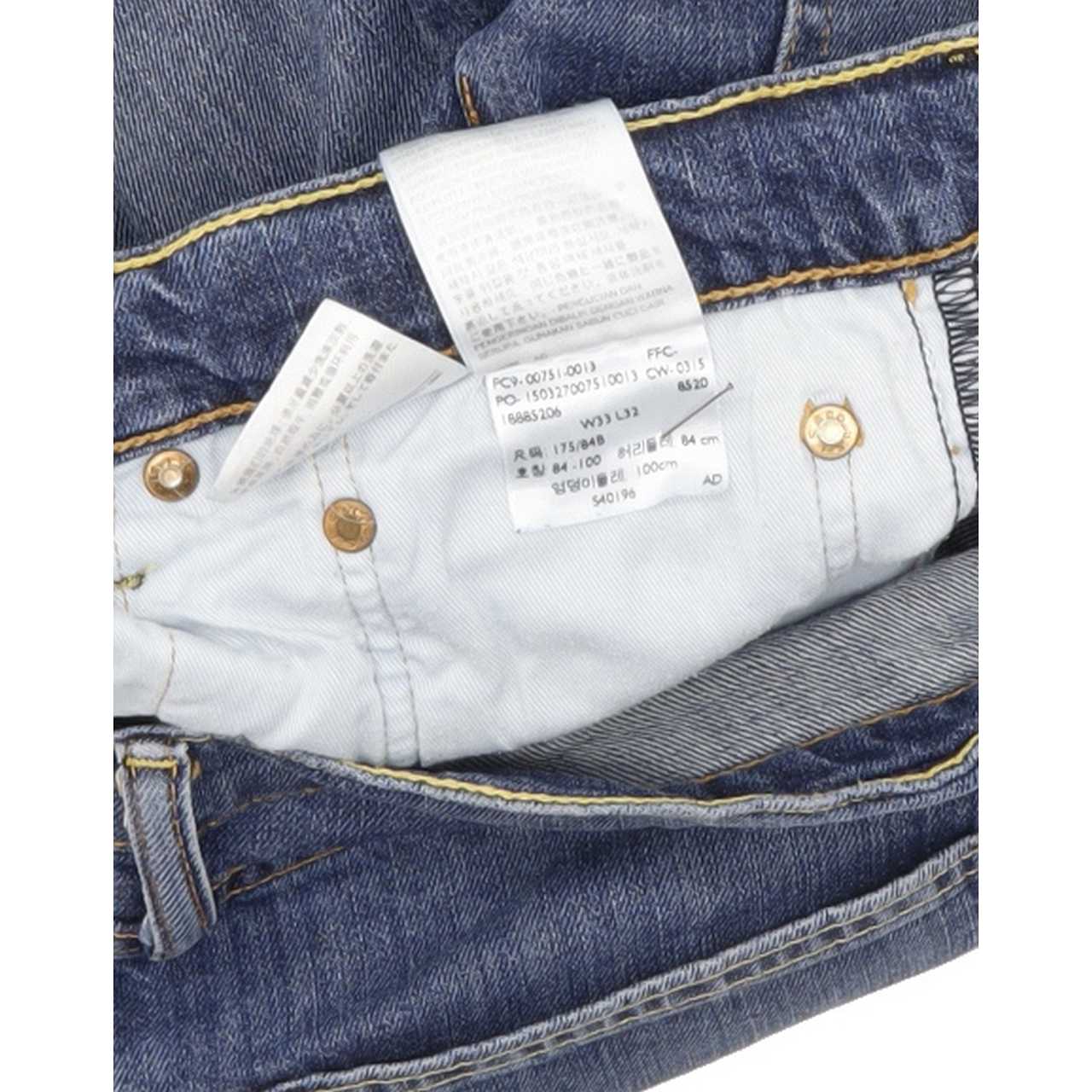 Levi's 751 Men Blue Straight Regular Stretch Jeans W33 L31