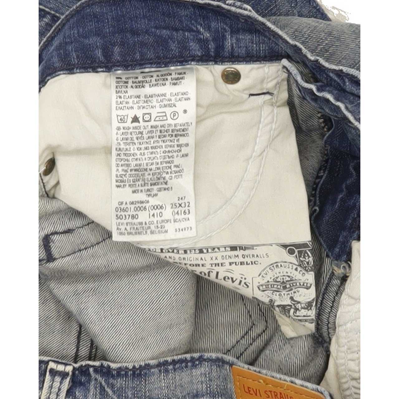 Levi's 601 Women Blue Straight Slim Stretch Jeans W26 L27