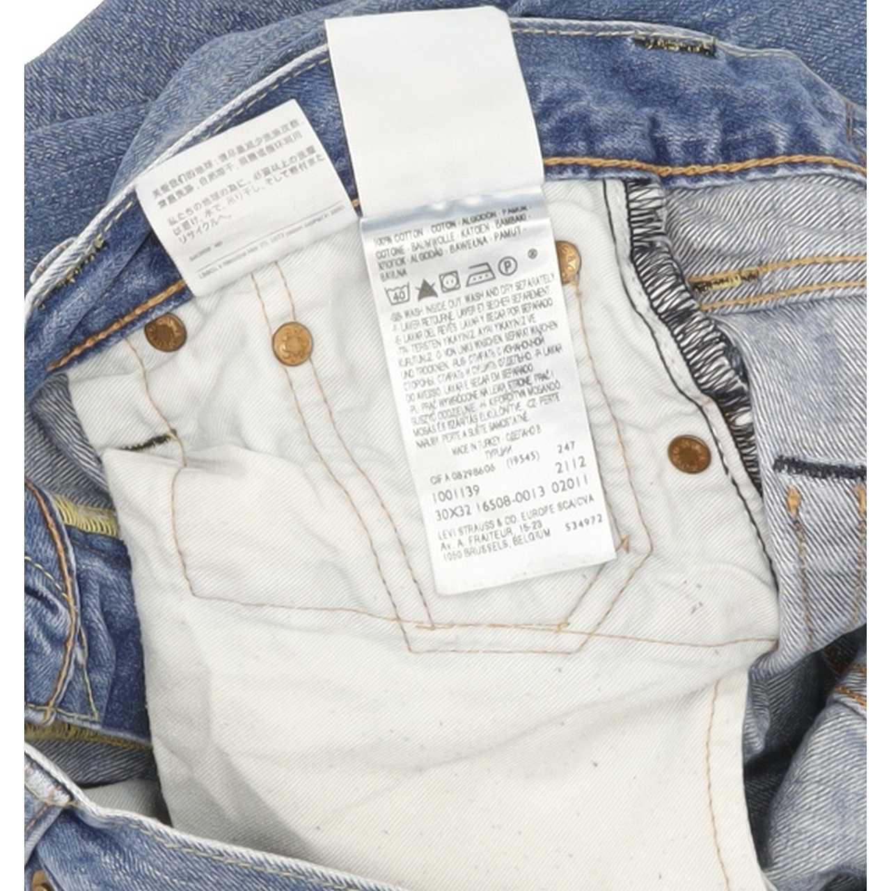 Levi's 508 Men Blue Tapered Slim Jeans W30 L31