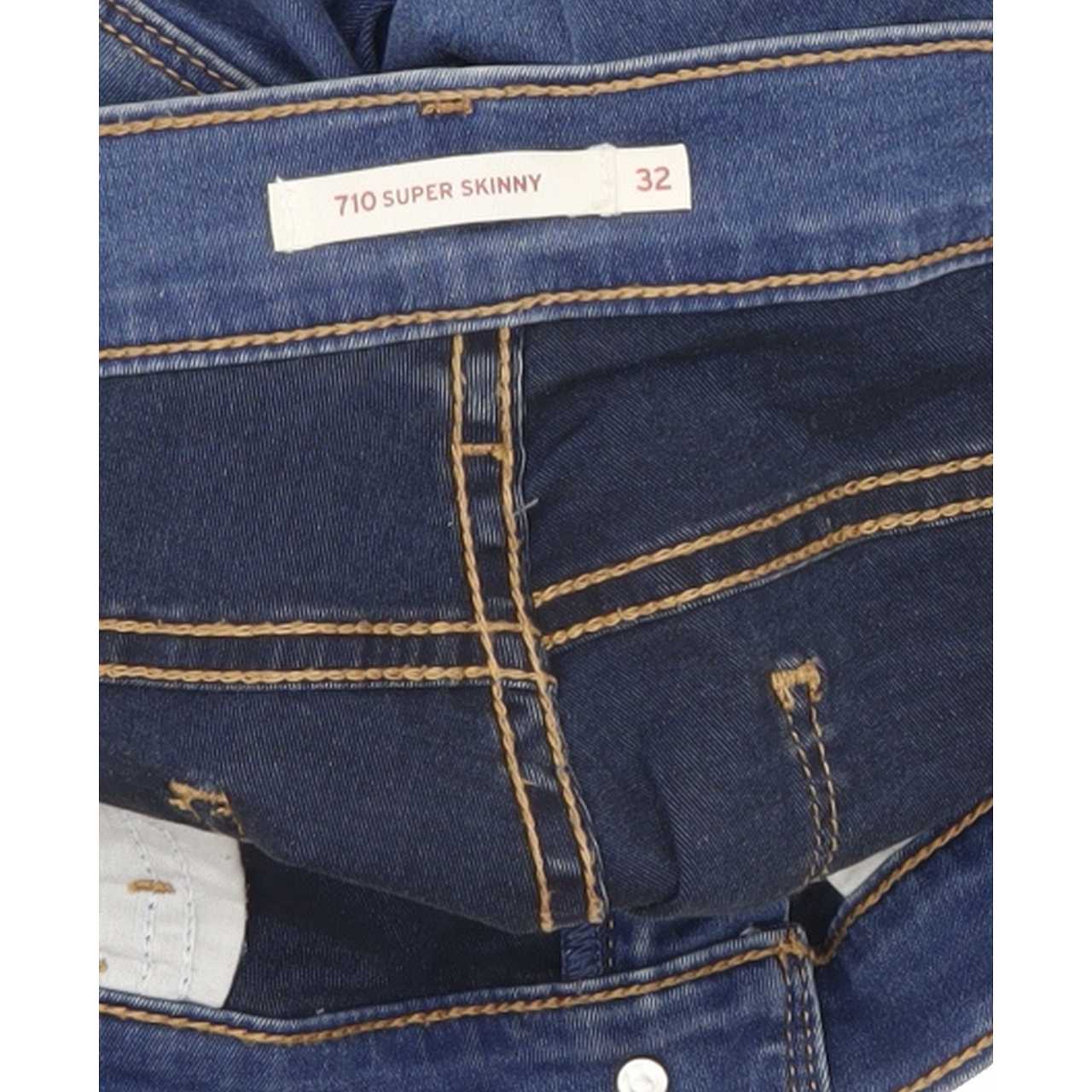 Levi's 710 Women Blue Skinny Regular Jeans W32 L32