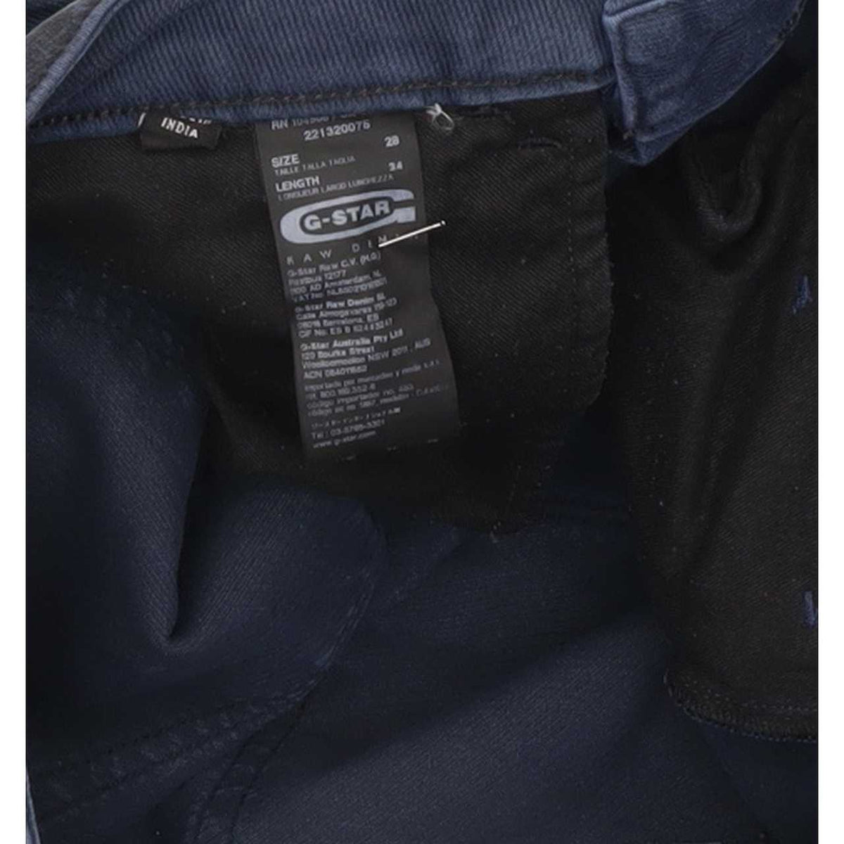 G-Star 3301 Women Blue Skinny Slim Stretch Jeans W28 L33