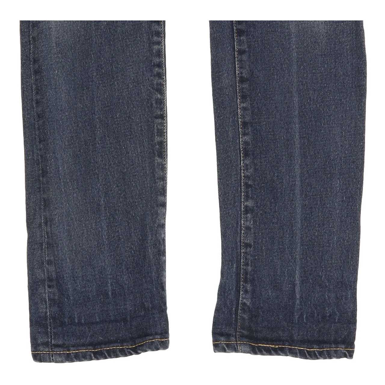 Levi's 522 Men Blue Tapered Slim Stretch Jeans W28 L30