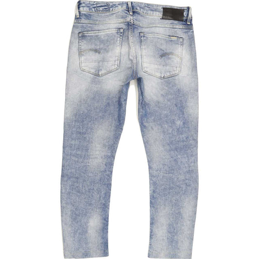 G-Star Men Blue Straight Slim Jeans W30 L25