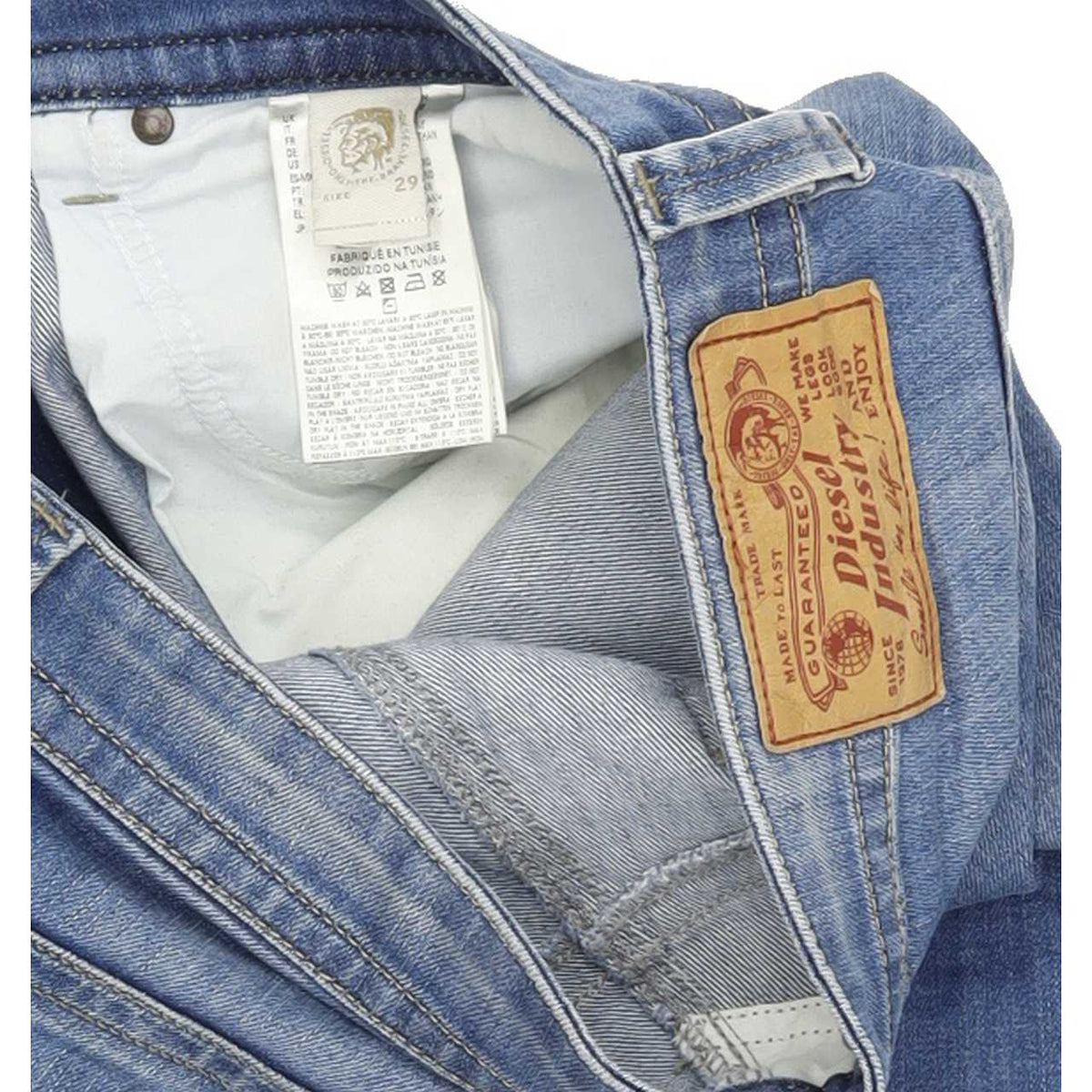 Diesel Thavar ORP36 Women Blue Skinny Slim Stretch Jeans W29 L34