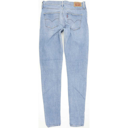 Levi's Slimming Super Women Blue Skinny Slim Stretch Jeans W28 L32