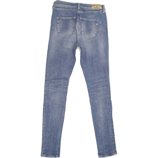 Replay Zackie Women Blue Skinny Regular Stretch Jeans W26 L30
