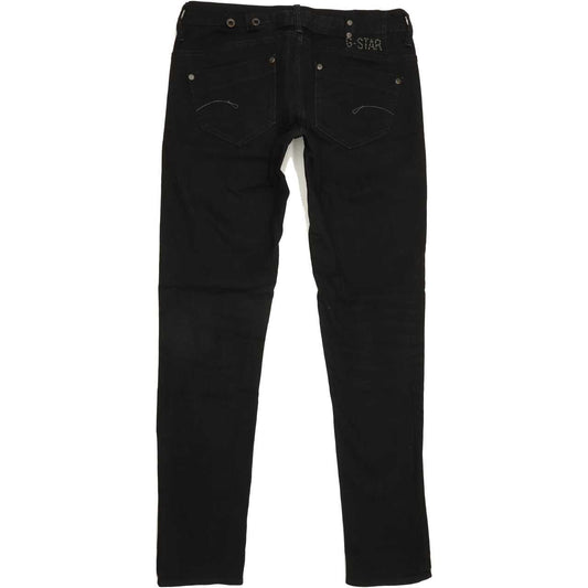 G-Star Midge Women Black Skinny Slim Stretch Jeans W28 L31