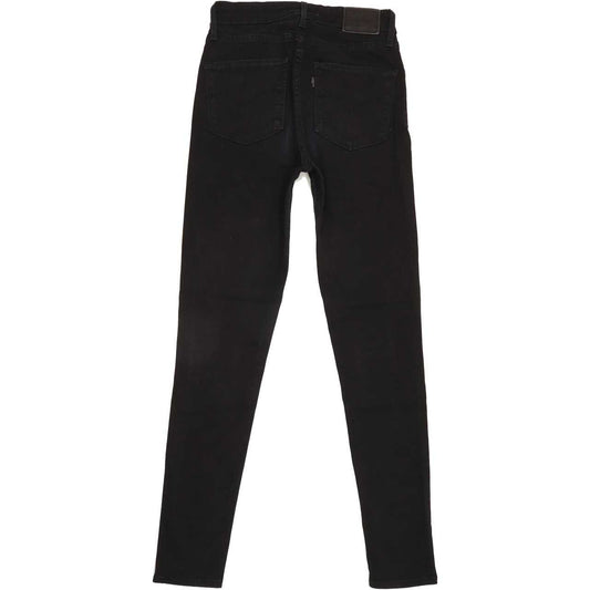 Levi's 721 High Rise Women Black Skinny Stretch Jeans W26 L30
