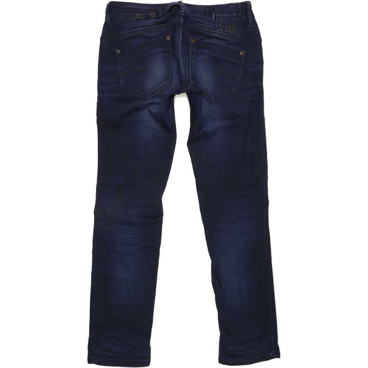 G-Star Midge Women Blue Straight Slim Stretch Jeans W29 L30