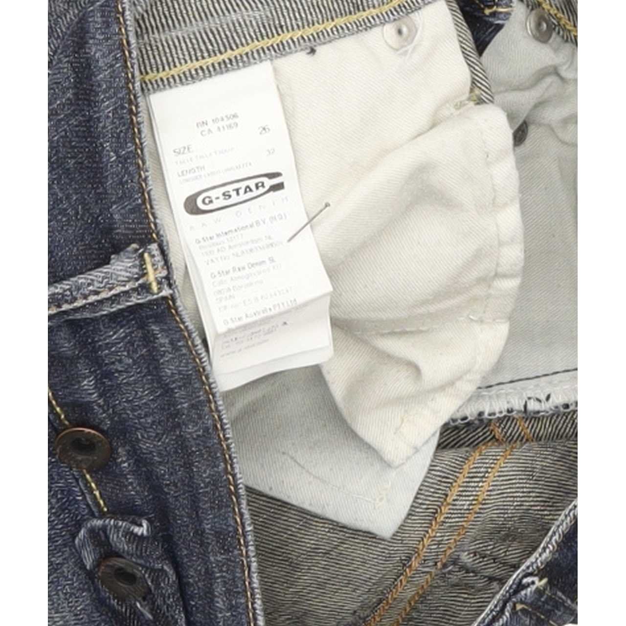 G-Star Midge Women Blue Straight Slim Stretch Jeans W26 L31