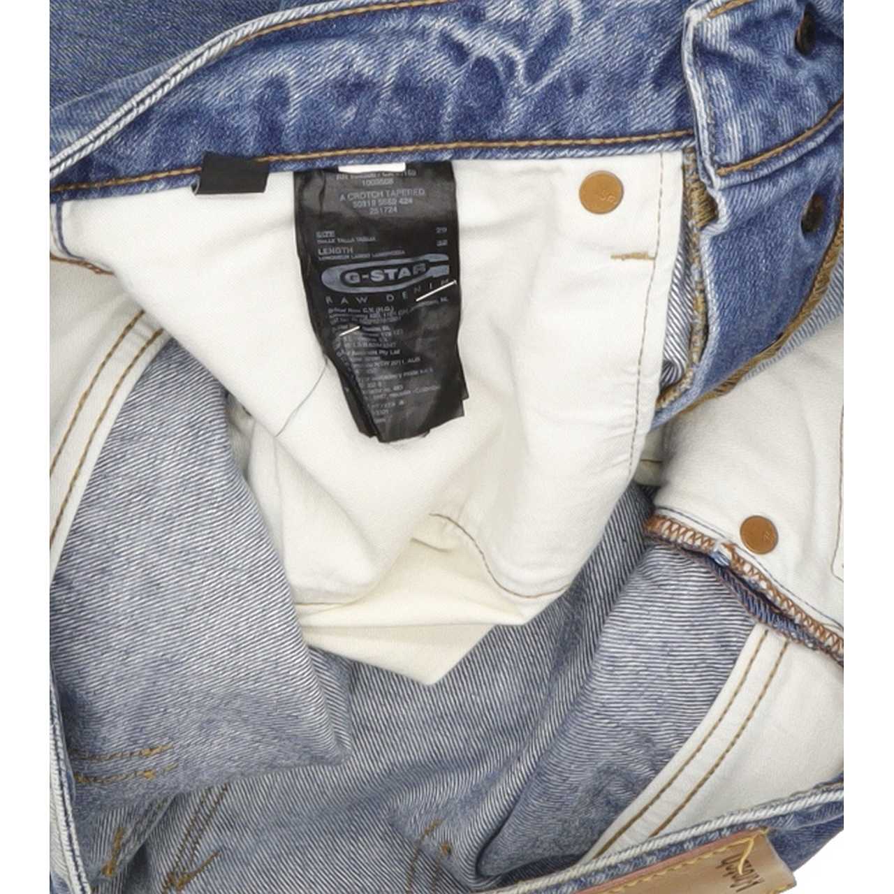 G-Star A Crotch Men Blue Tapered Regular Jeans W29 L32