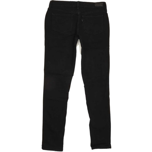 Levi's Slight Curve Women Black Skinny Slim Stretch Jeans W29 L30