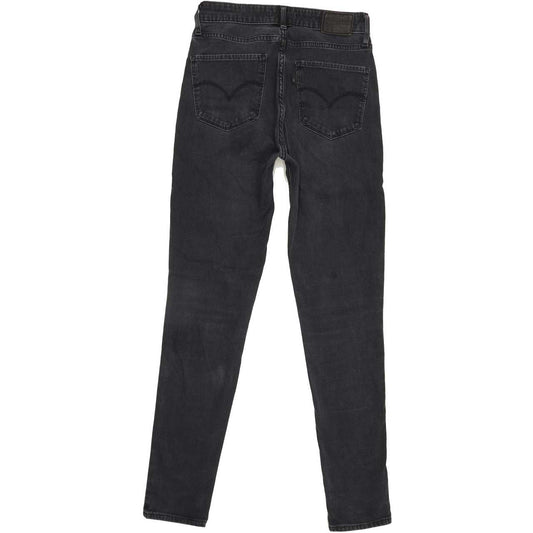 Levi's 721 High Rise Women Black Skinny Stretch Jeans W27 L29