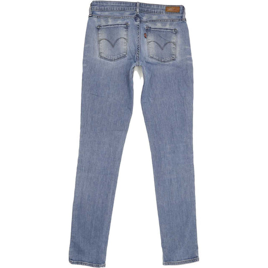 Levi's Women Blue Tapered Regular Stretch Jeans W28 L33