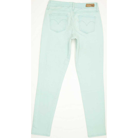 Levi's Demi Curve Women Green Skinny Slim Stretch Jeans W26 L28