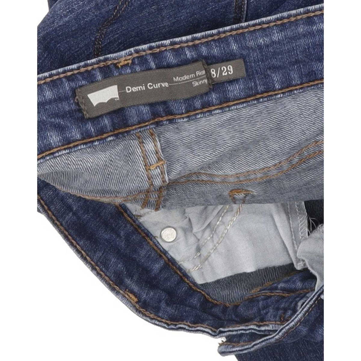 Levi's Demi Curve Women Blue Skinny Slim Jeans W29 L28