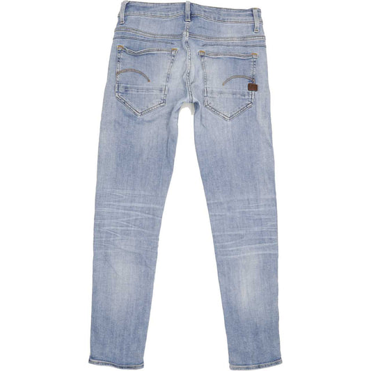 G-Star D-Staq 5 Pocket Men Blue Straight Slim Stretch Jeans W29 L31