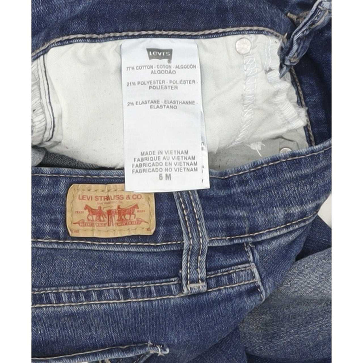 Levi's 535 Legging Women Blue Skinny Slim Stretch Jeans W26 L29
