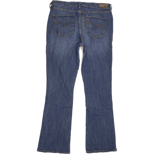 Levi's Women Blue Bootcut Regular Stretch Jeans W32 L32