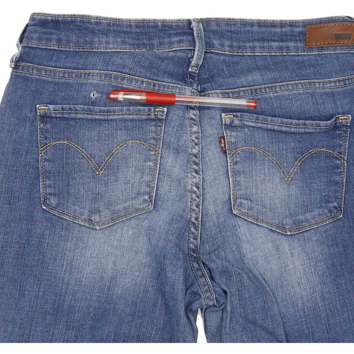 Levi's Slight Curve Women Blue Straight Slim Jeans W29 L31