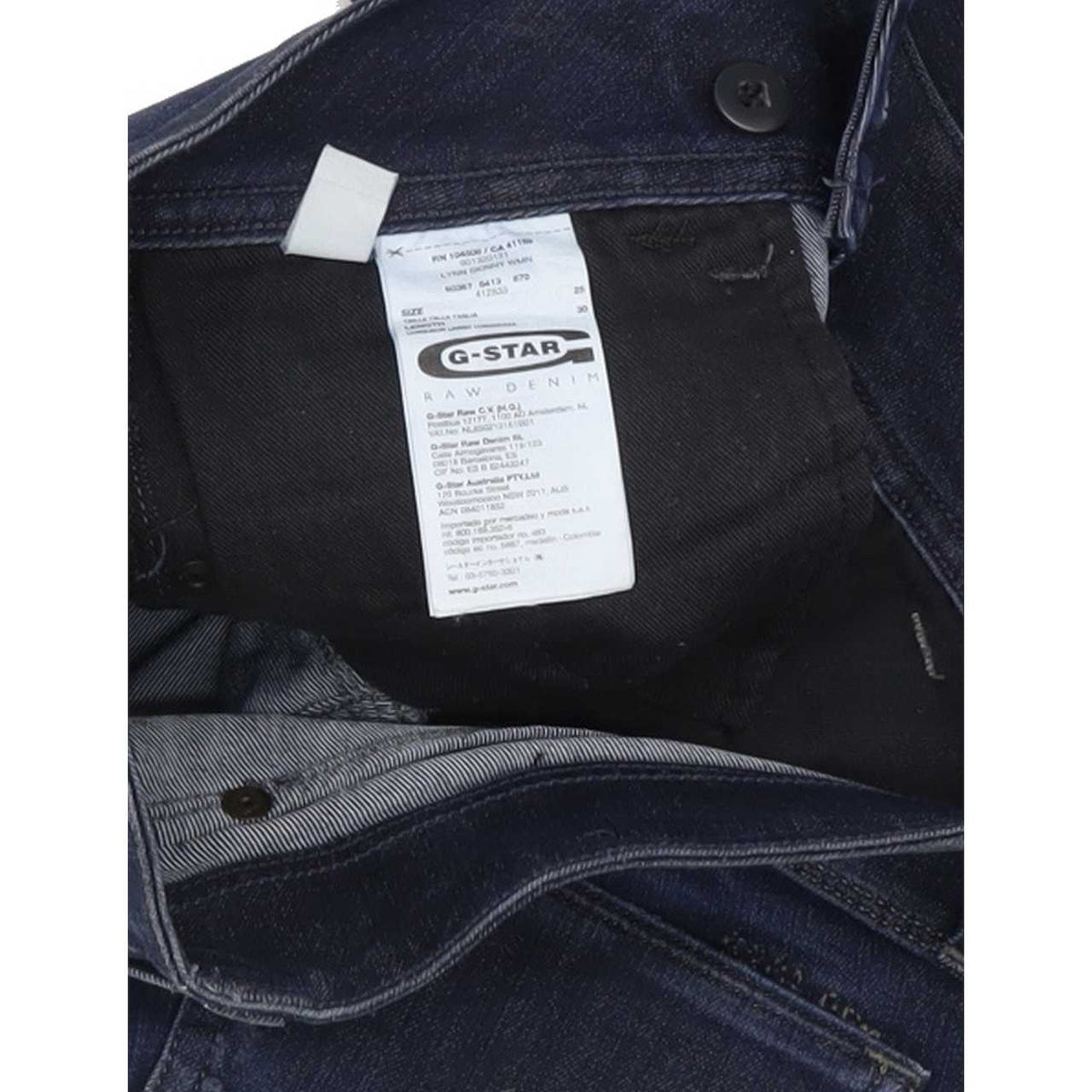 G-Star Lynn Women Blue Skinny Slim Stretch Jeans W25 L30