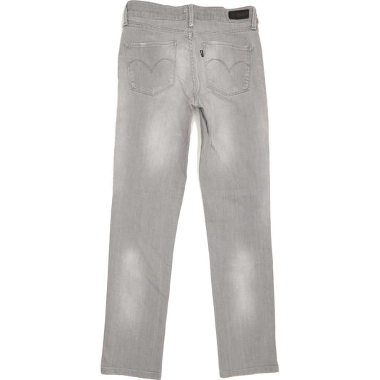Levi's Demi Curve Women Grey Straight Slim Stretch Jeans W27 L29