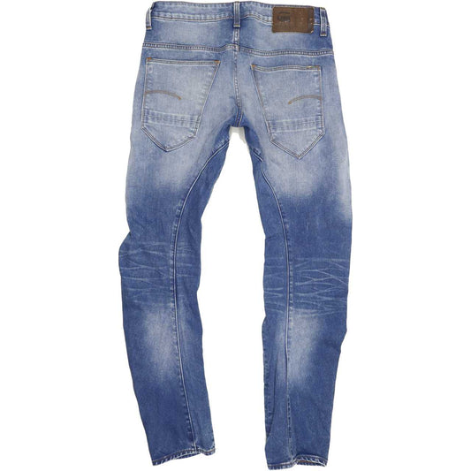 G-Star Arc 3D Men Blue Straight Slim Stretch Jeans W29 L32