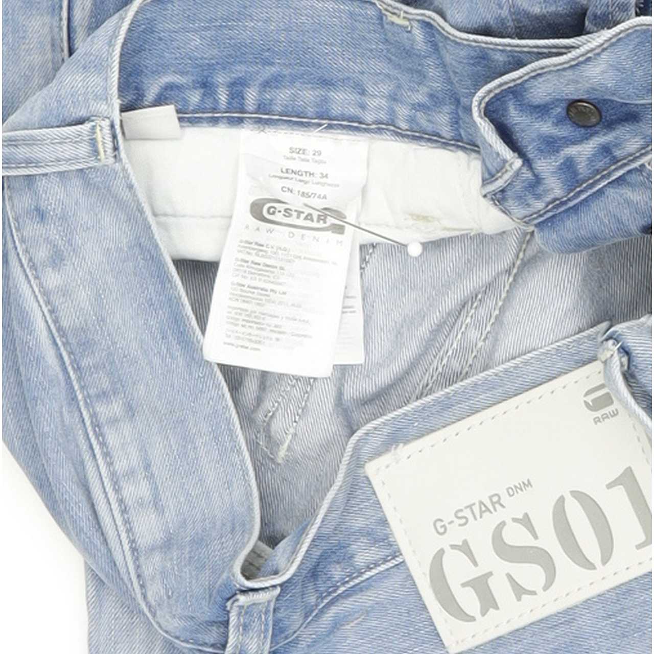 G-Star New Radar Men Blue Straight Regular Jeans W29 L34