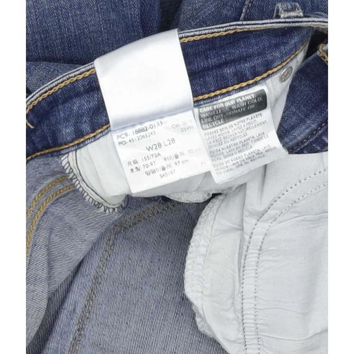 Levi's 721 High Rise Women Blue Skinny Stretch Jeans W28 L28
