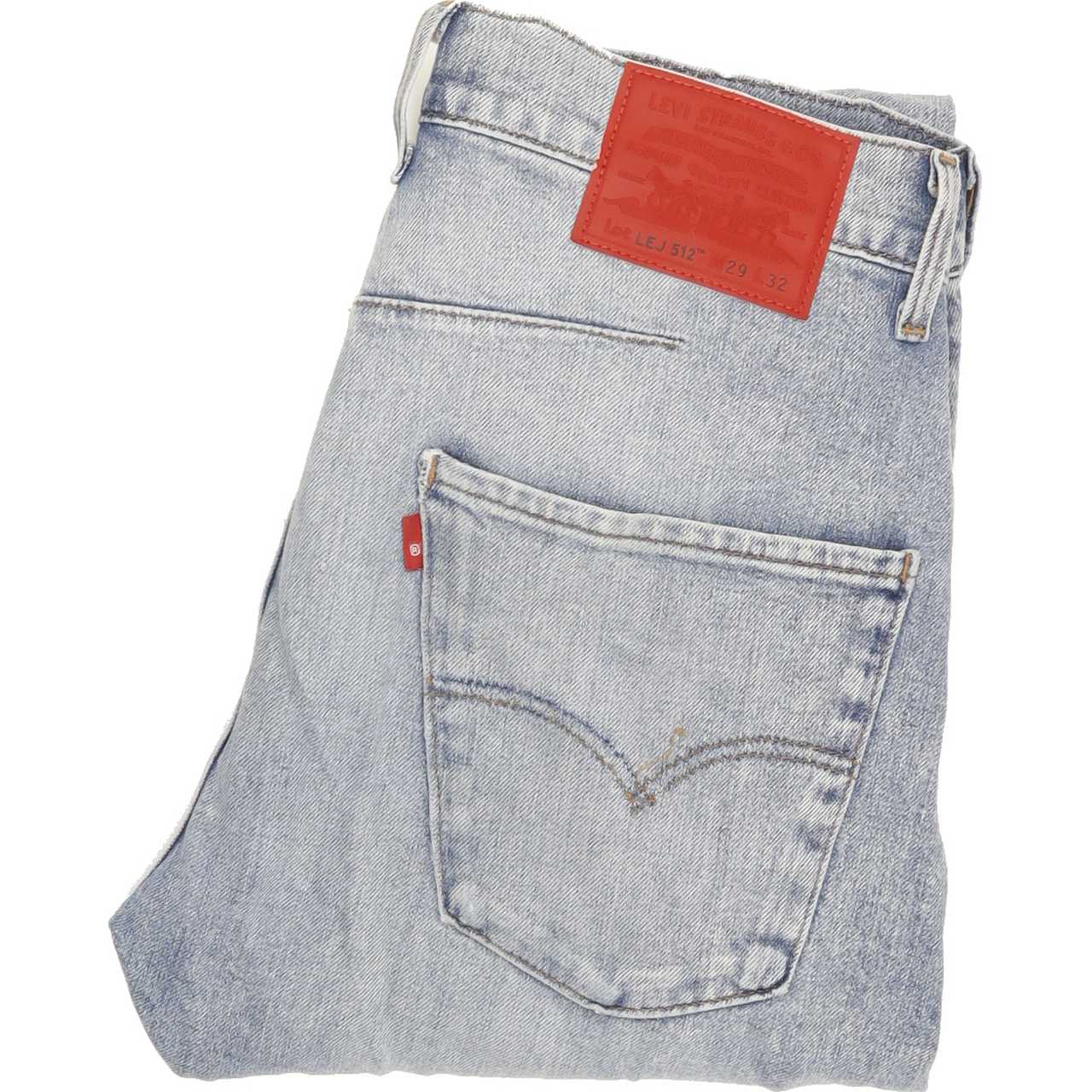 Levi's 512 Engineered Men Blue Tapered Slim Stretch Jeans W29 L32