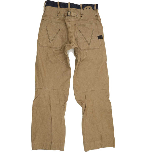 G-Star Comic 5620 Men Brown Straight Loose Jeans W29 L29
