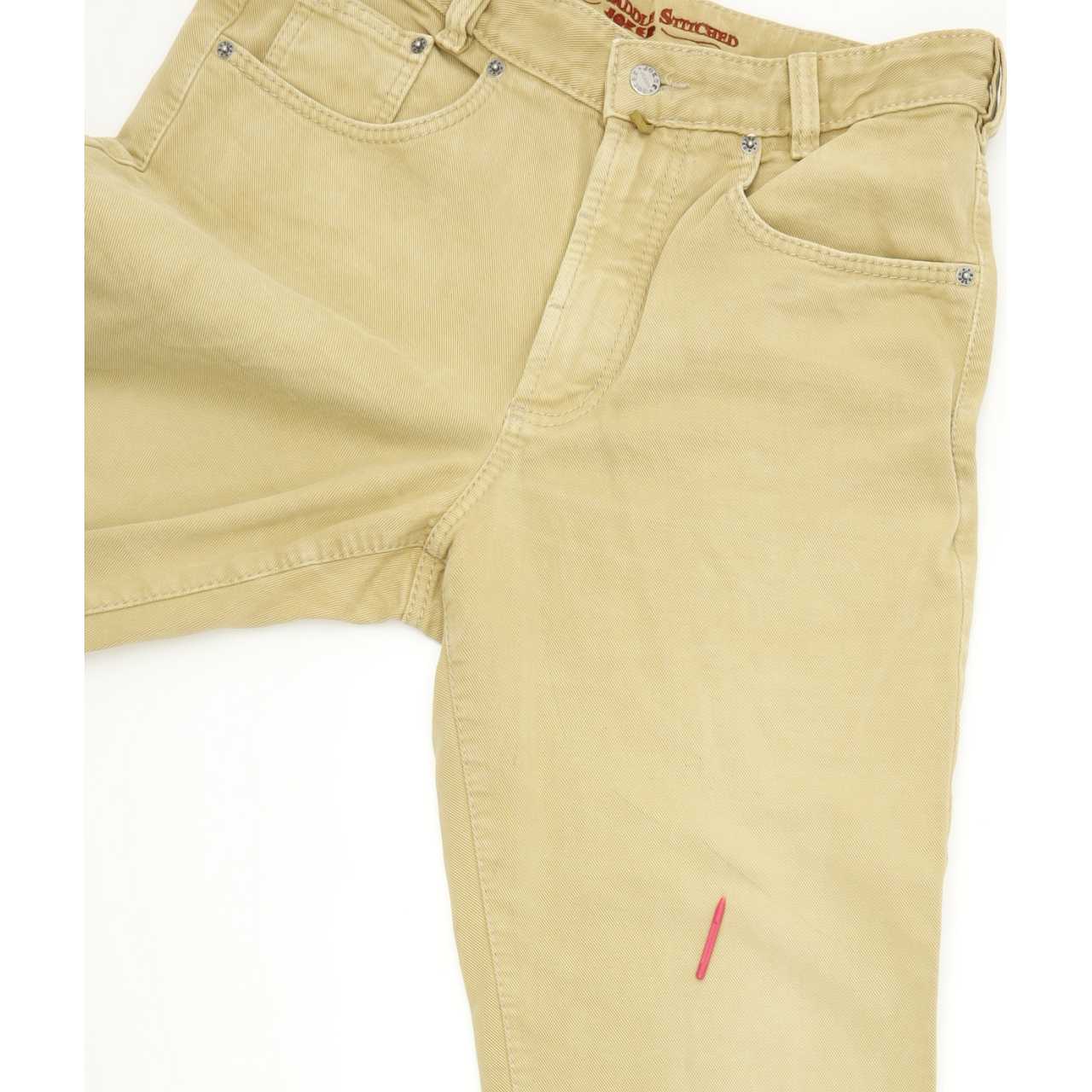 Joker Double Saddle Men Beige Straight Regular Jeans W33 L32