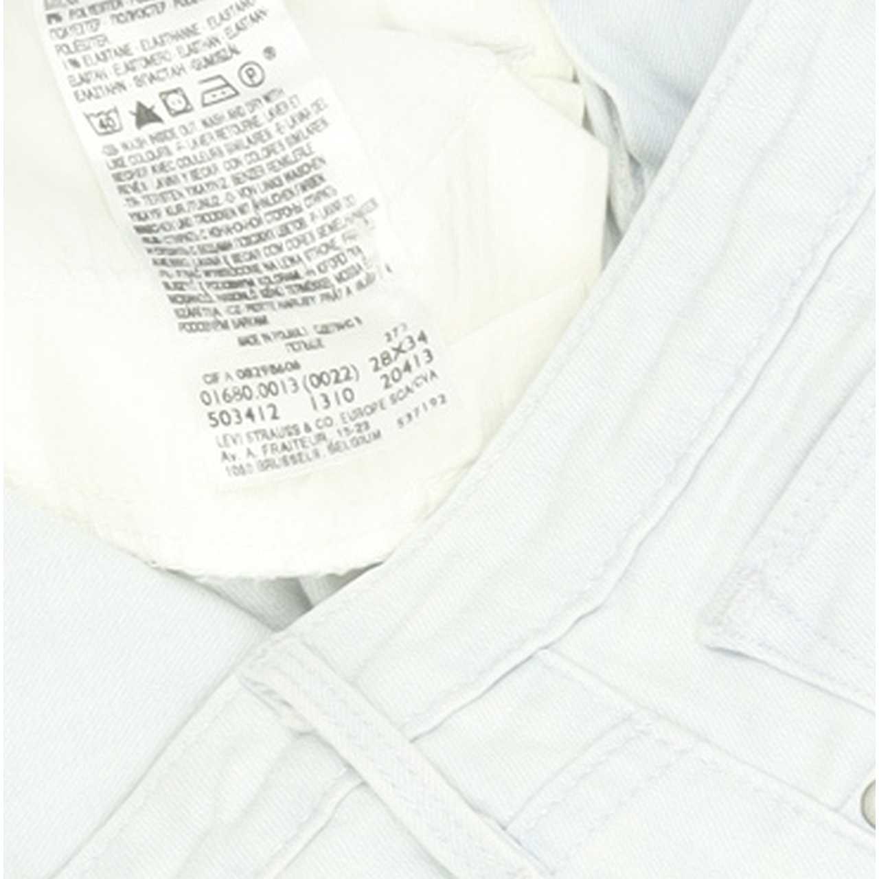 Levi's Women Pale Skinny Slim Stretch Jeans W28 L34