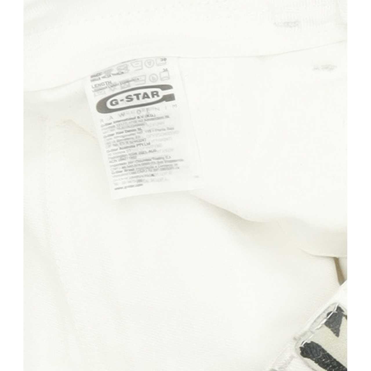 G-Star Saville Women White Straight Regular Jeans W30 L34