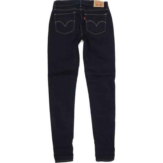 Levi's 710 Super Women Blue Skinny Slim Stretch Jeans W28 L32