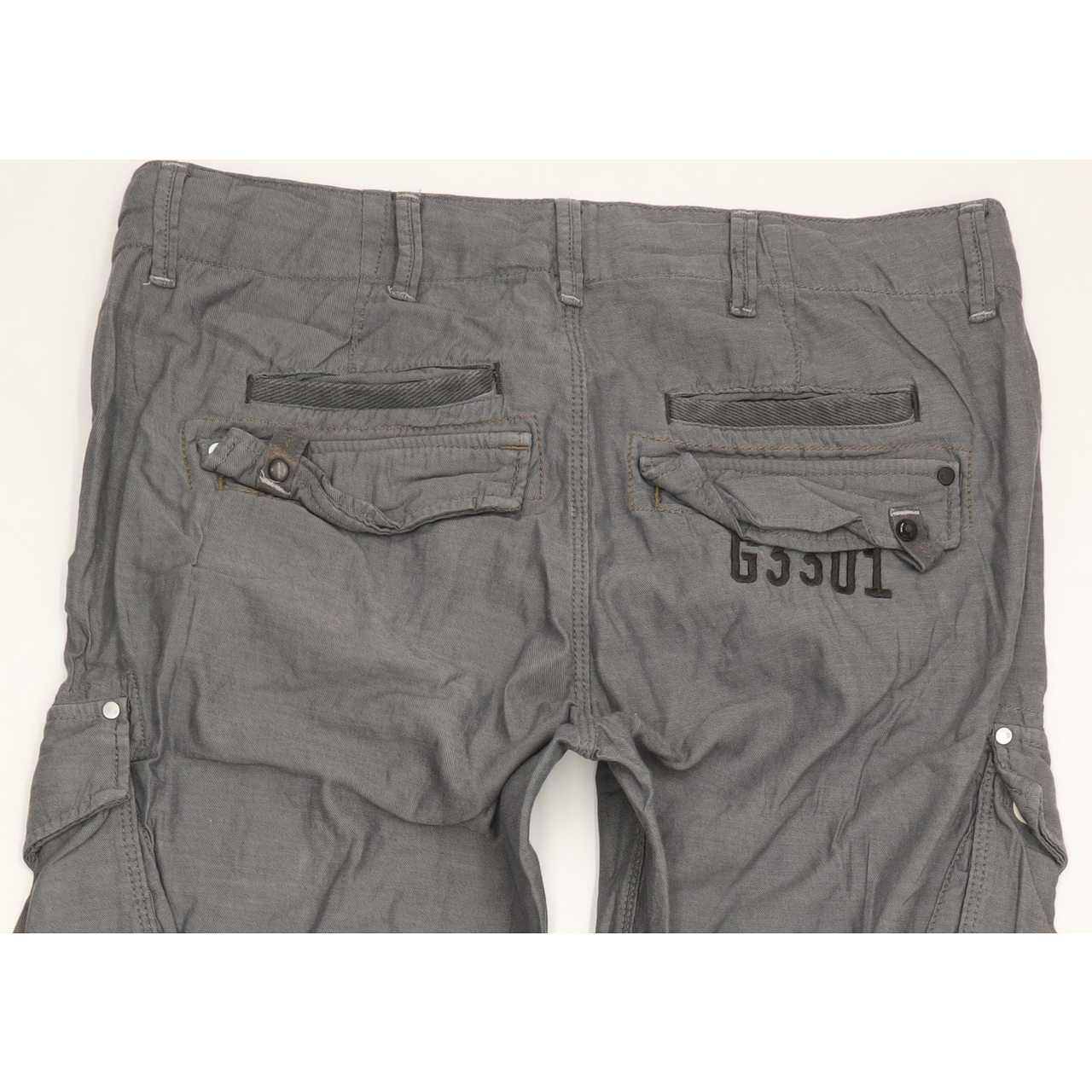 G-Star Men Grey Straight Slim Jeans W30 L33