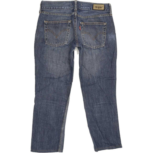 Levi's 558 Patty Anne Women Blue Straight Slim Jeans W28 L24