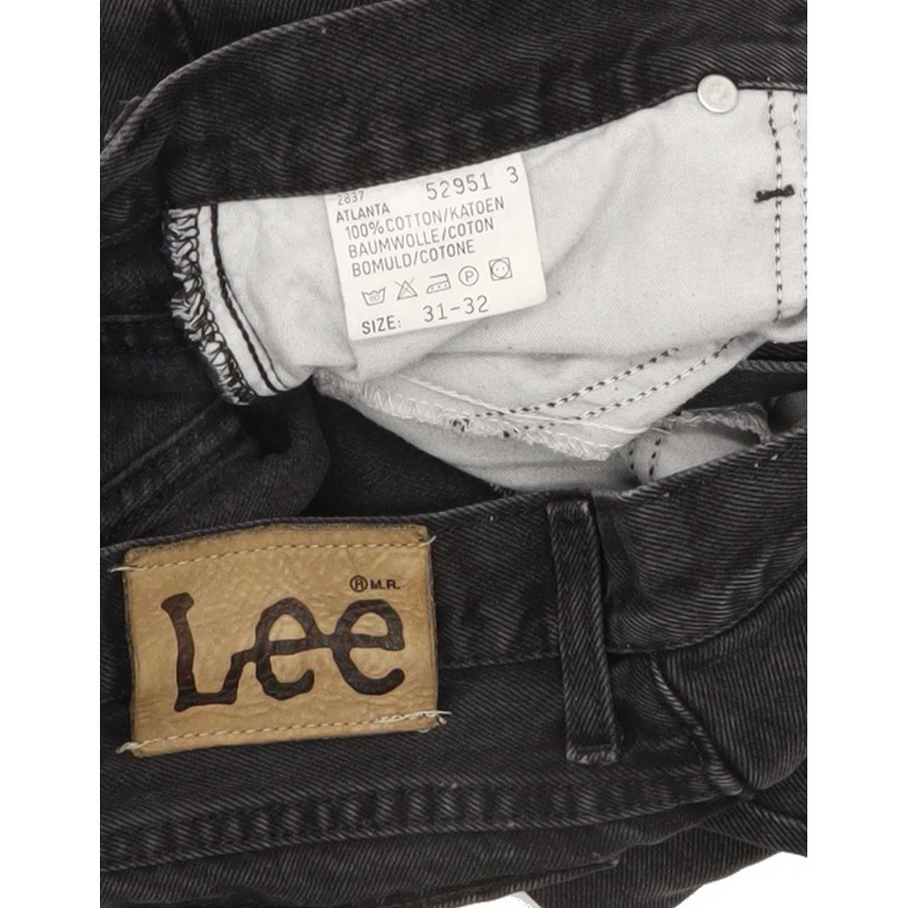 Lee Atlanta Men Black Straight Regular Jeans W31 L32