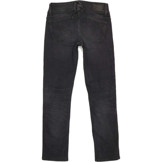 G-Star Lynn Mid Women Charcoal Straight Slim Stretch Jeans W27 L29
