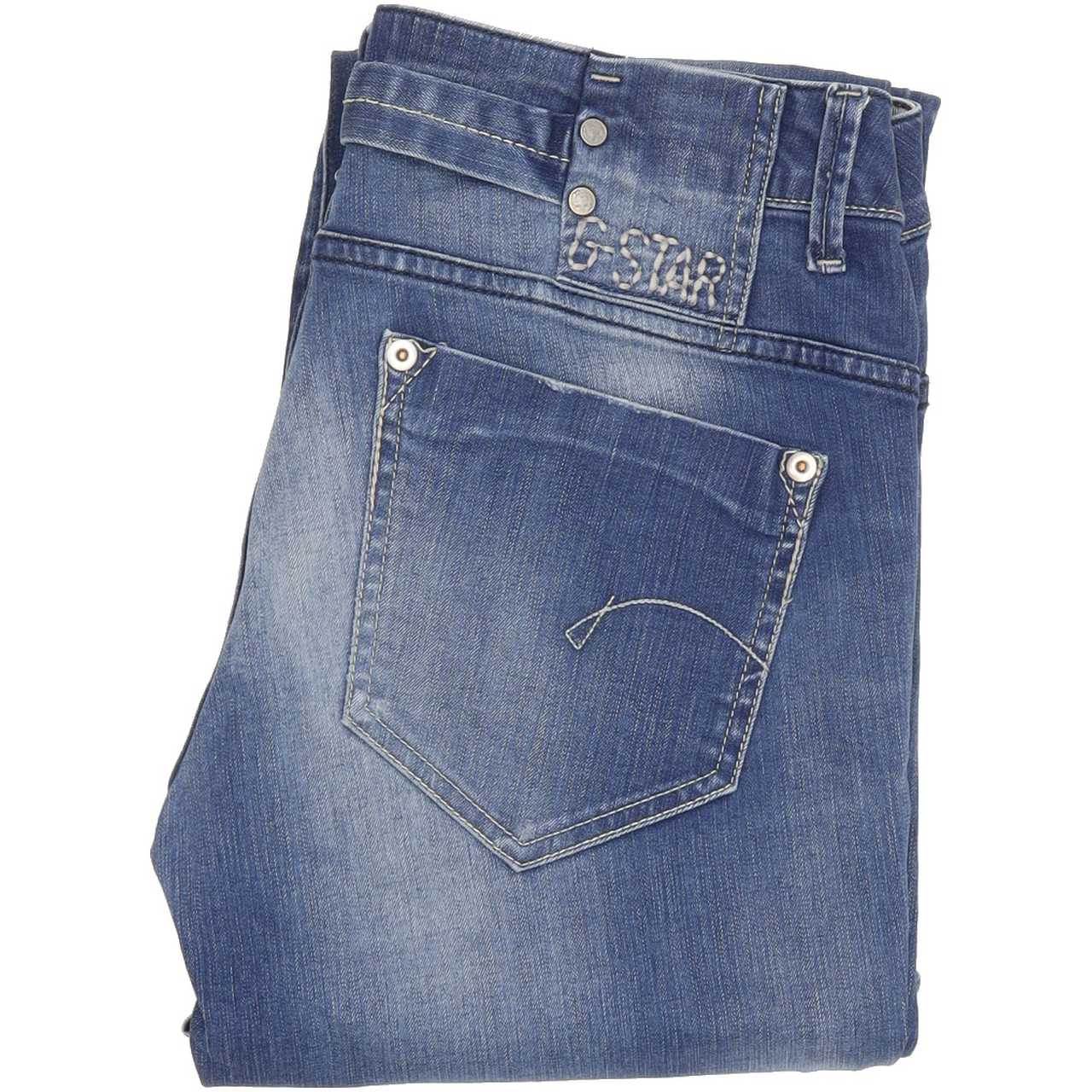 G-Star Women Blue Bootcut Regular Jeans W30 L34