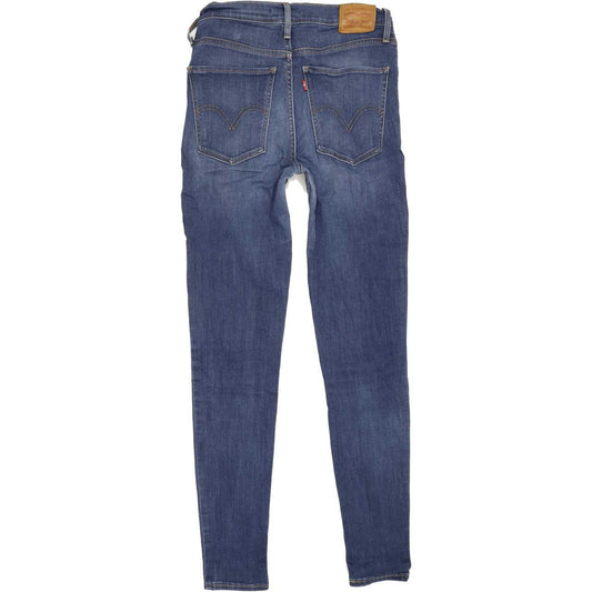 Levi's Mile High Rise Women Blue Skinny Stretch Jeans W29 L32