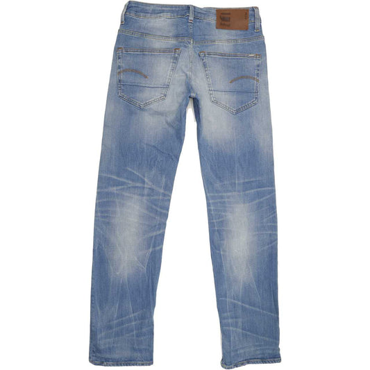 G-Star 3301 Men Blue Straight Regular Stretch Jeans W29 L31