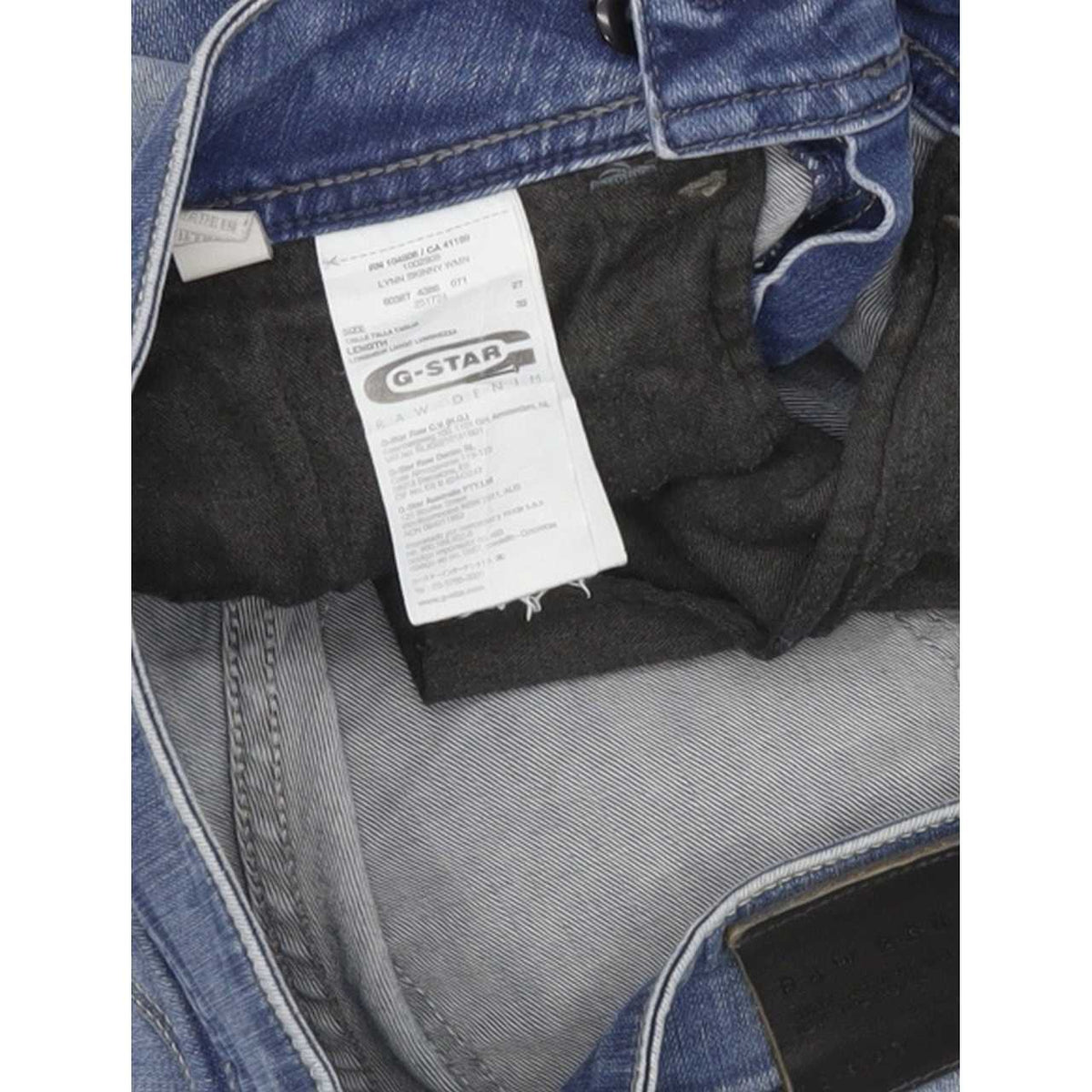 G-Star Lynn Women Blue Skinny Slim Stretch Jeans W27 L32