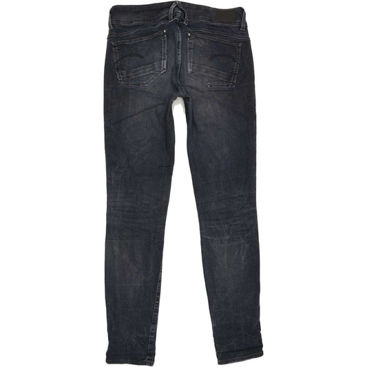 G-Star Lynn Mid Women Blue Skinny Slim Stretch Jeans W29 L32