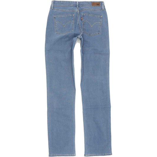 Levi's Women Blue Straight Regular Stretch Jeans W27 L32