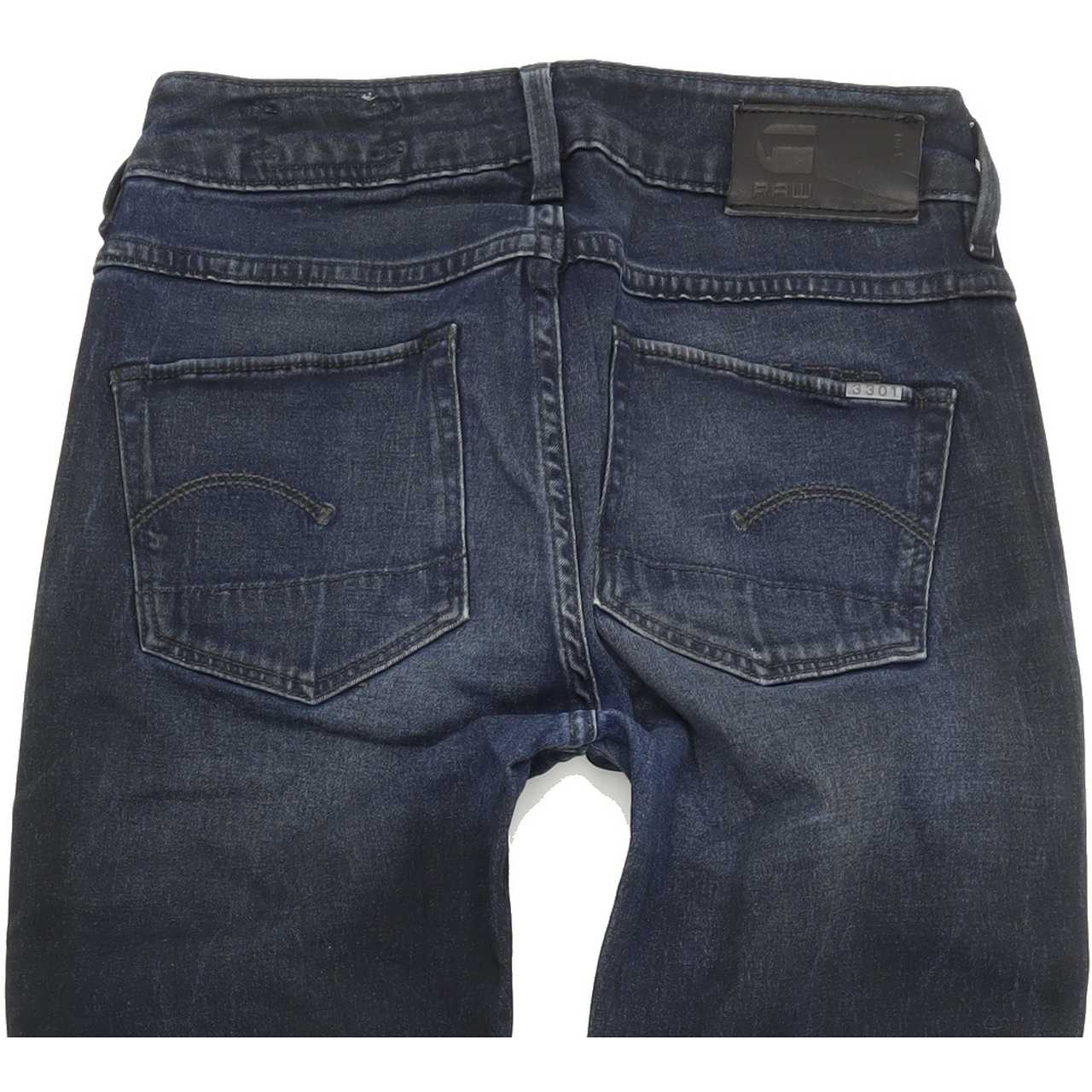 G-Star Women Blue Skinny Slim Stretch Jeans W24 L30