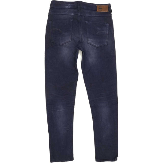 G-Star 3301 Scapoliet Women Blue Tapered Regular Stretch Jeans W27 L27