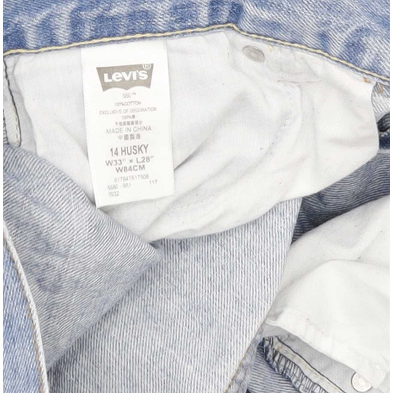 Levi's 550 Men Blue Straight Relaxed Jeans W33 L28