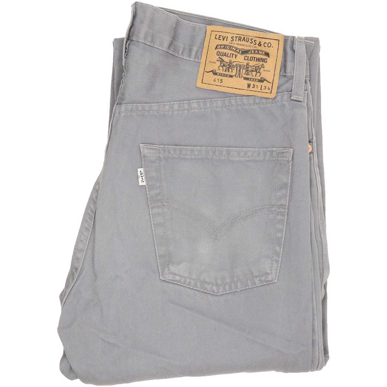Levi's 615 Men Grey Straight Regular Jeans W31 L33